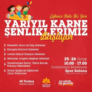 Ücretsiz Karne Şenlikleri - 25,26 Ocak | Sultanbeyli Belediyesi 1 sultanbeyli belediyesi 2526 ocak akrne senlikleri