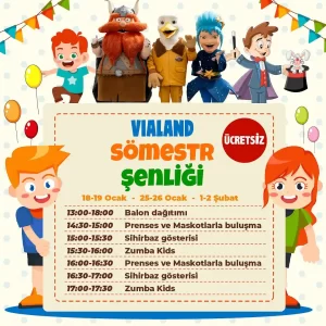Vialand AVM'de Ücretsiz Sömestr Etkinlikleri 1 vialand avm somestir senligi