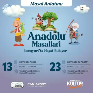 esenyurt belediyesi 23 haziran anadolu masallari