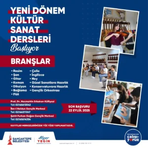sancaktepe belediyesi kultur sanat dersleri