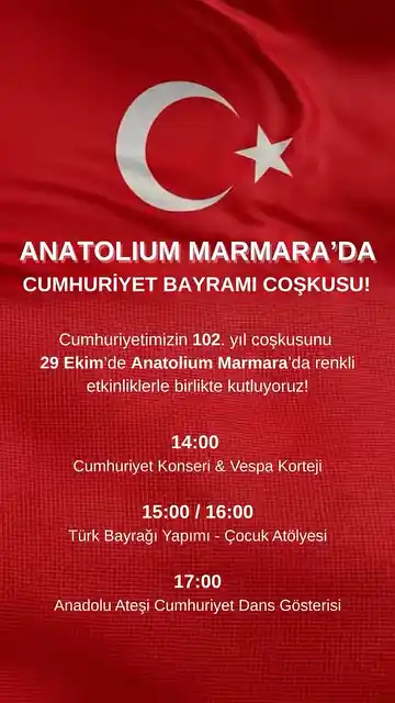 anatolium marmara avm 29 ekim
