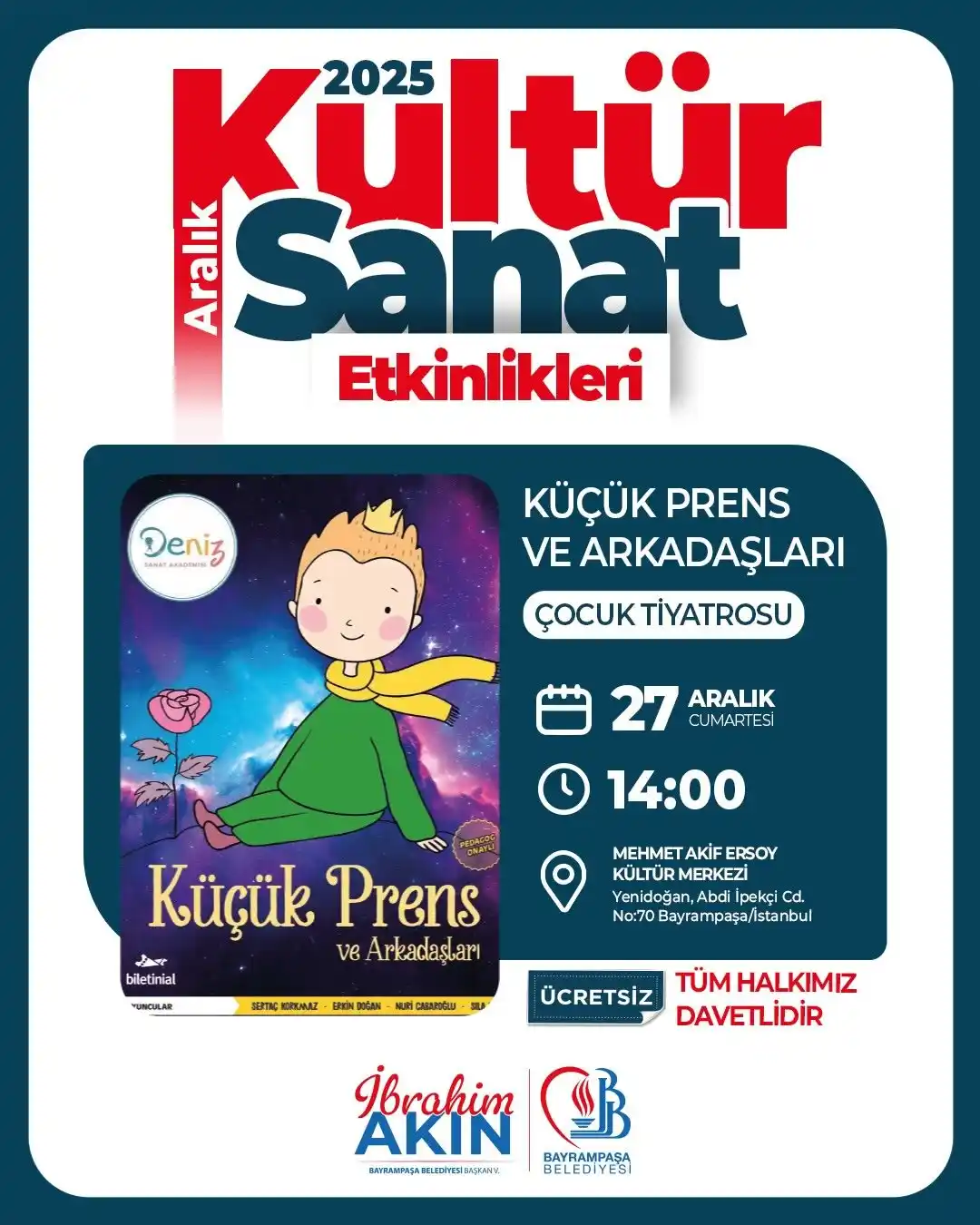 bayrampasa belediyesi 27 aralik kucuk prens