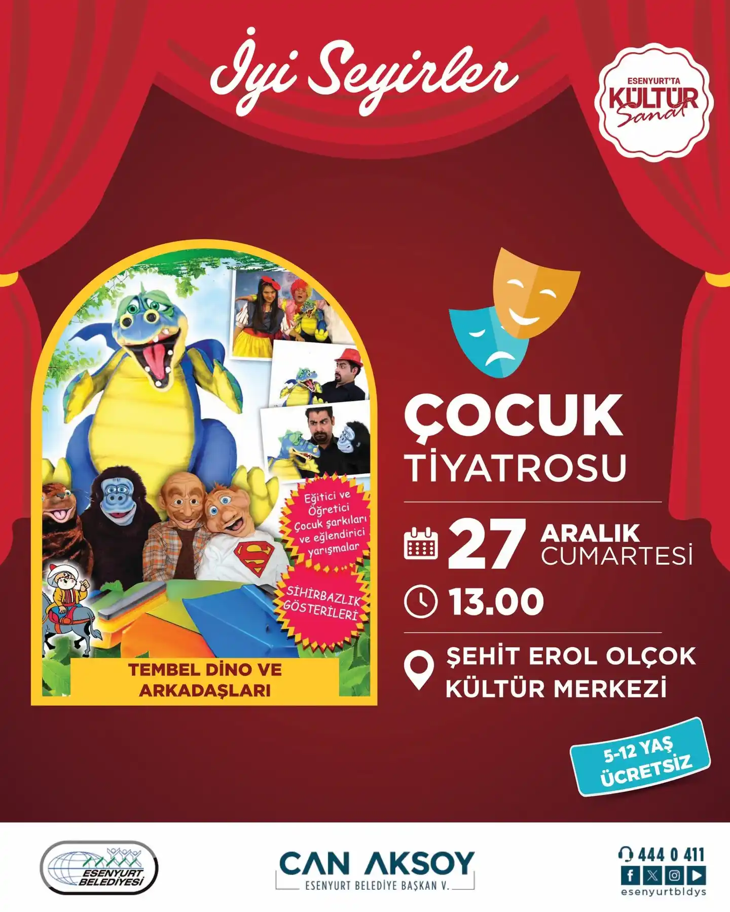esenyurt belediyesi 27 aralik cocuk tiyatrosu
